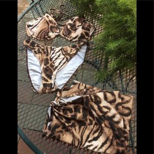 Victoria’s Secret animal print bikini Size M